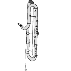 お絵かきした吹奏楽楽器イラスト 音楽 管弦楽 吹奏楽 ブログ みやだい