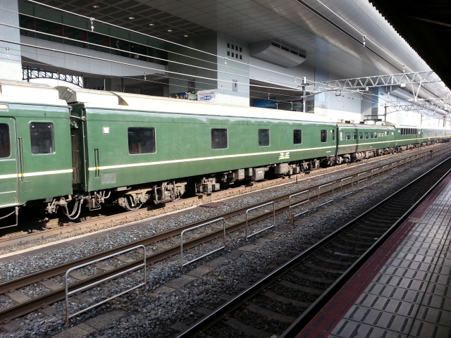 京都駅でトワイライトエクスプレスを発見