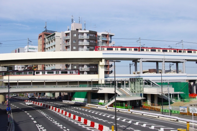 京急蒲田駅付近