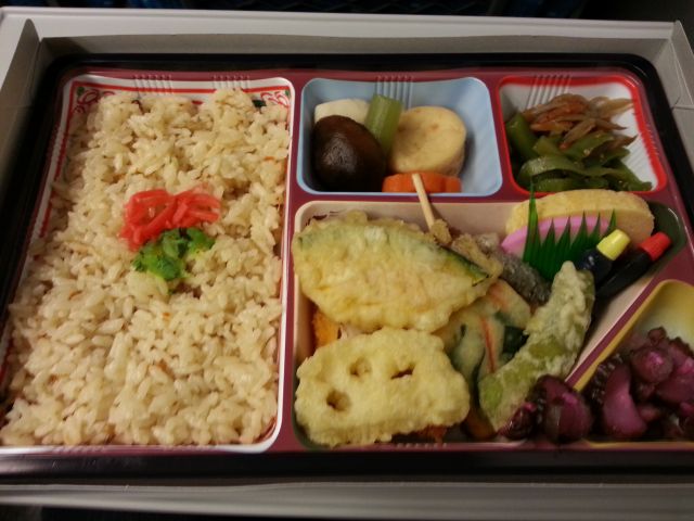 新幹線でお弁当