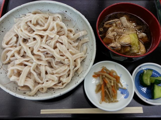 湯滝でうどん