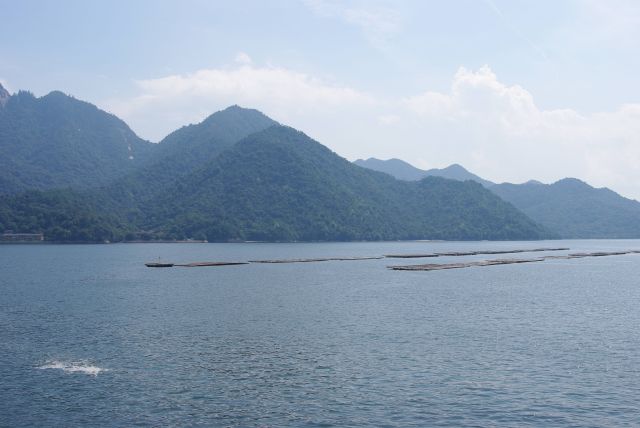 宮島の山並み