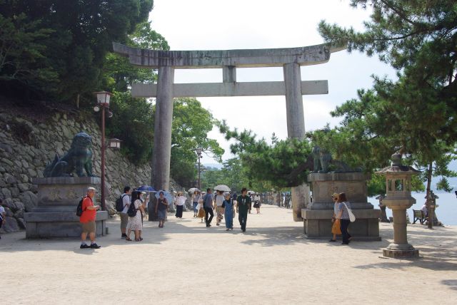 たぶん豊国神社の鳥居