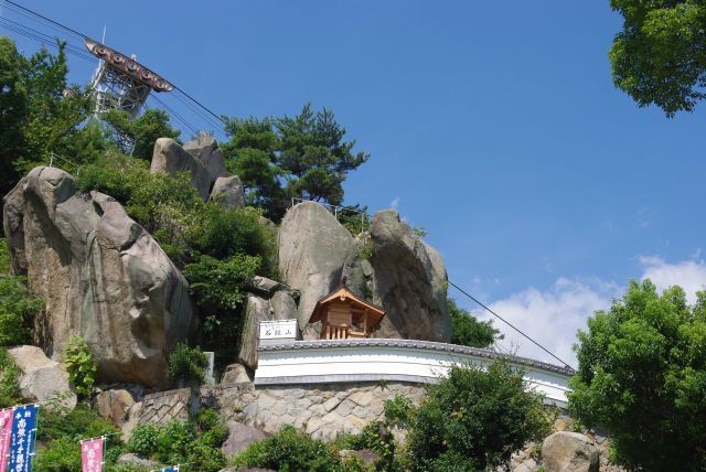 千光寺・鎖で上るくさり山は恐くて登れず