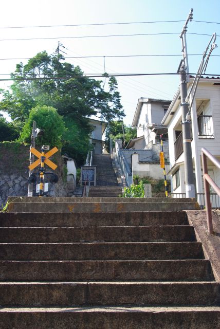 尾道・ドラマ撮影地となった踏切