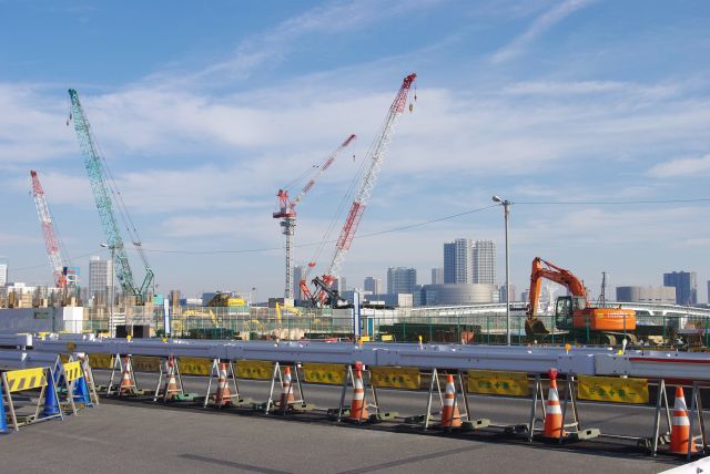 晴海埠頭・東京オリンピック選手村建設地