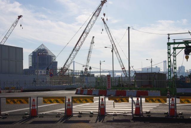 晴海埠頭・東京オリンピック選手村建設地