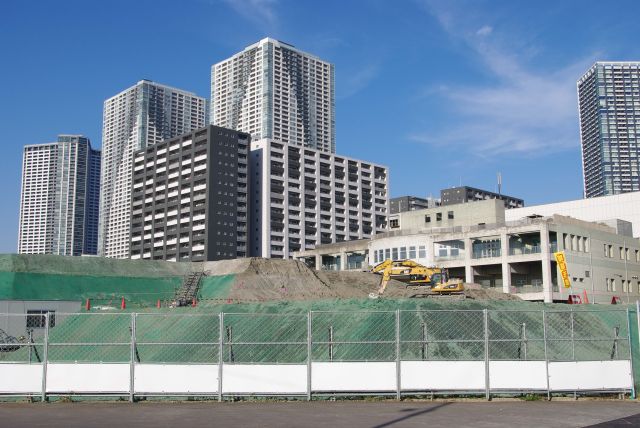 晴海埠頭・東京オリンピック選手村建設地