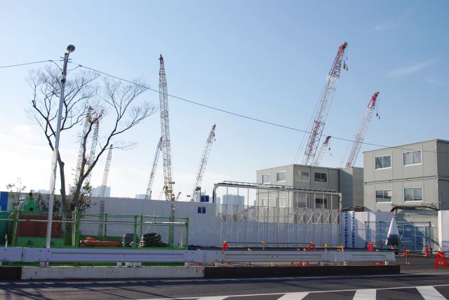 晴海埠頭・東京オリンピック選手村建設地