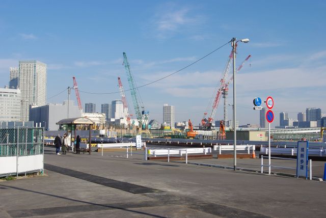 晴海埠頭・東京オリンピック選手村建設地