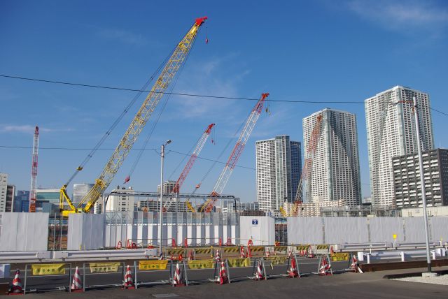 晴海埠頭・東京オリンピック選手村建設地