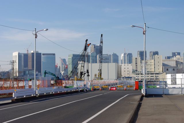 晴海埠頭・東京オリンピック選手村建設地