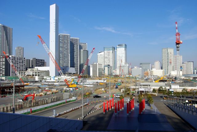 晴海埠頭・東京オリンピック選手村建設地