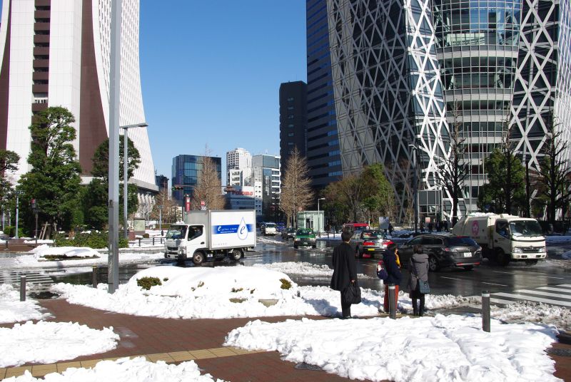 雪の新宿