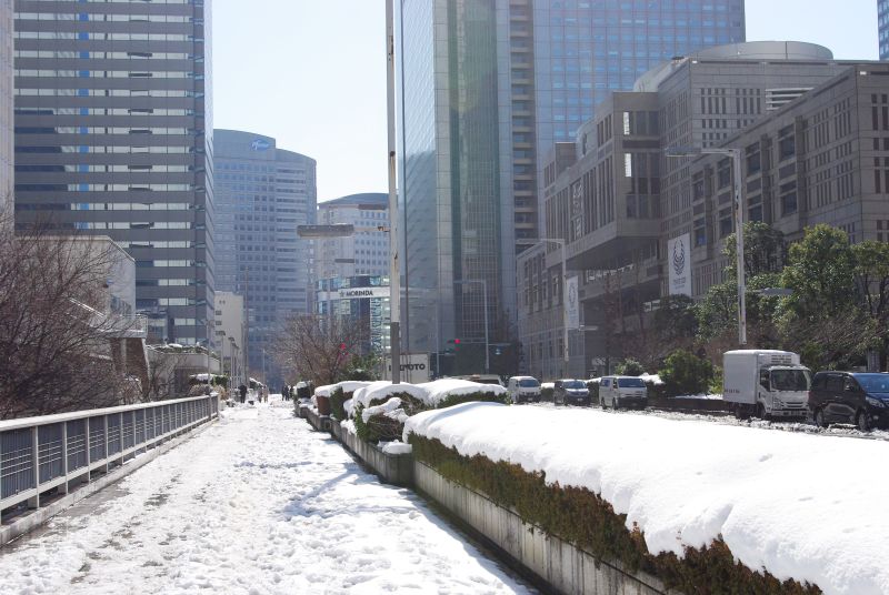 雪の新宿