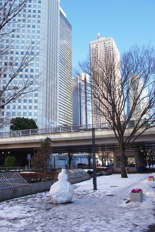 雪の新宿