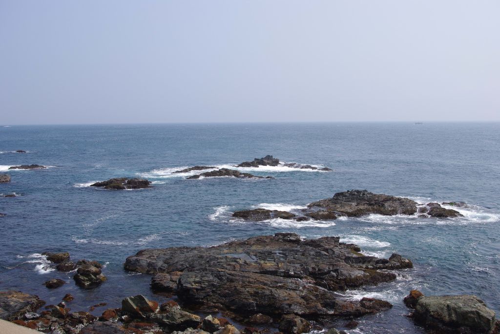 白神岬・水平線方向