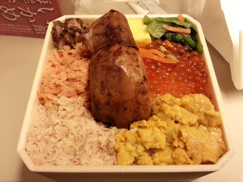車内でいかめし弁当