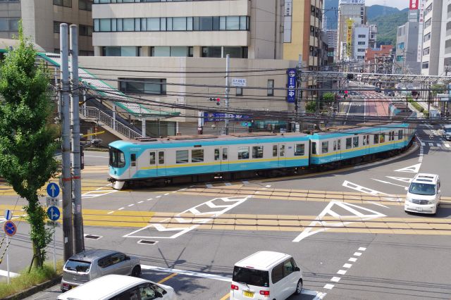 琵琶湖浜大津駅周辺の京津線