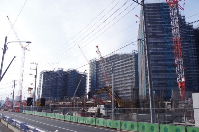 晴海埠頭・オリンピック選手村建設地