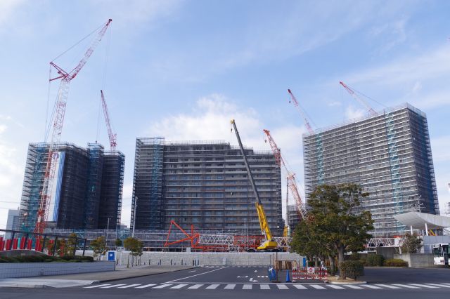 晴海埠頭・オリンピック選手村建設地