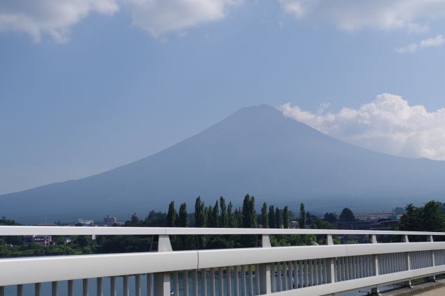 河口湖大橋からの富士山