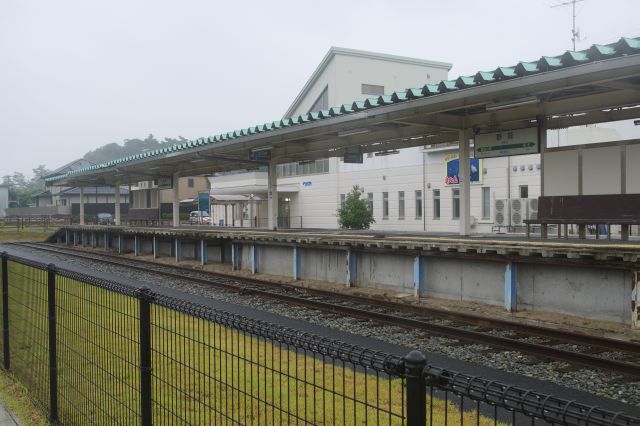 被災した旧野蒜駅