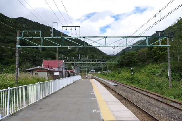 土合駅上りホーム