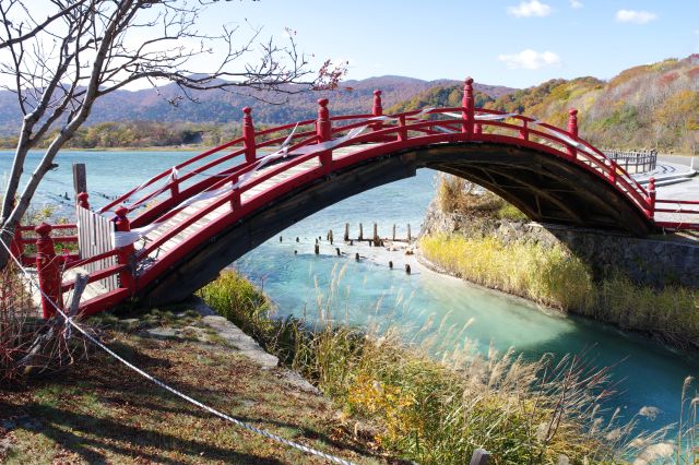 恐山・三途の川の太鼓橋