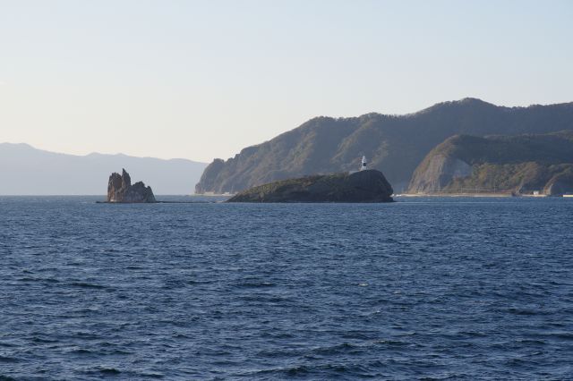 むつ湾フェリー・特徴的な岩