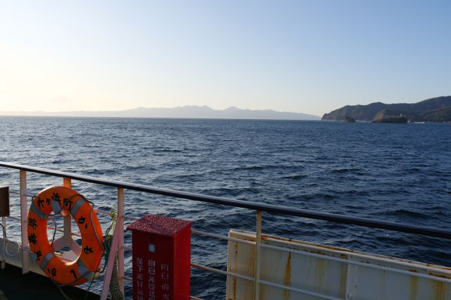 むつ湾フェリー・津軽半島へ向かう