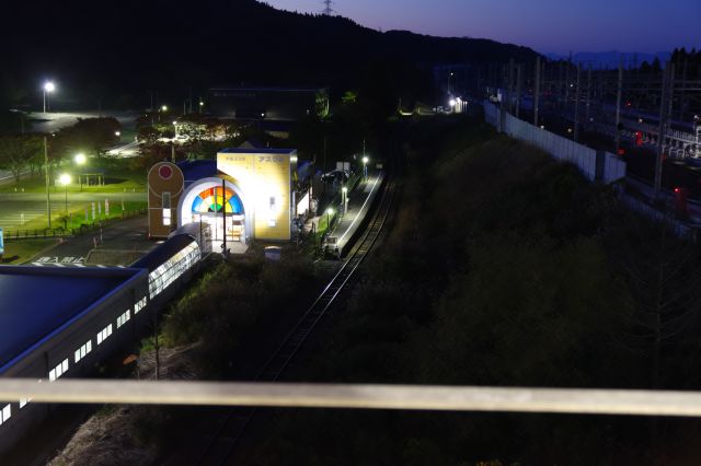 津軽線津軽二股駅