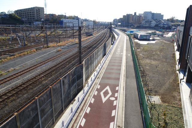 JR貨物横浜羽沢駅の貨物線