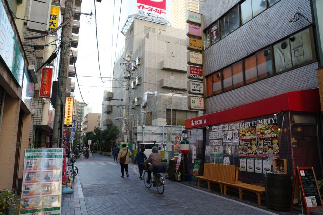 武蔵小杉の下町エリア