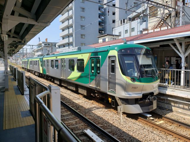 洗足池駅の池上線