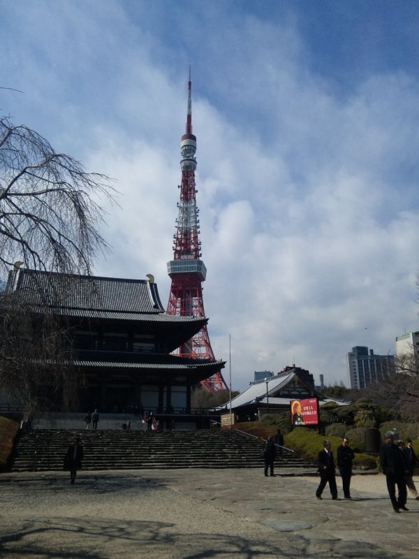 震災直前の東京タワー