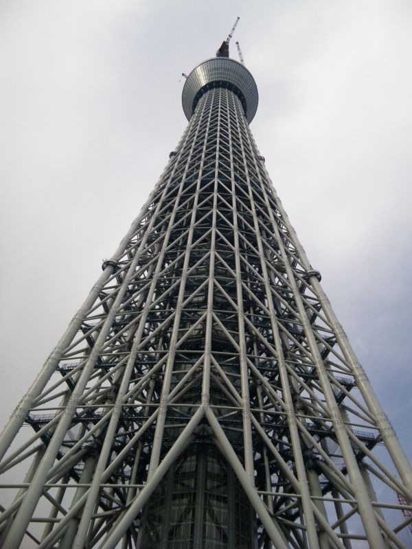 震災直前の東京スカイツリー