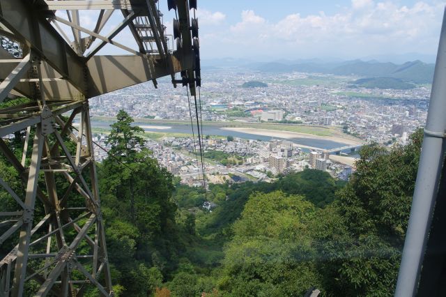 金華山・岐阜城への道