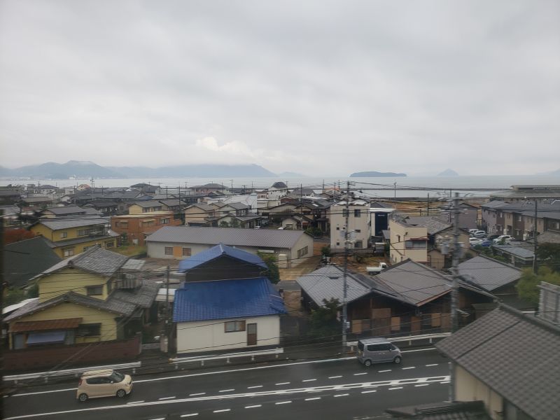 サンライズ瀬戸・児島駅付近