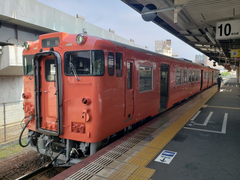 岡山線10番のりば・吉備線の車両