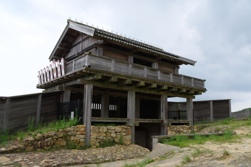 鬼ノ城・西門（内側から）