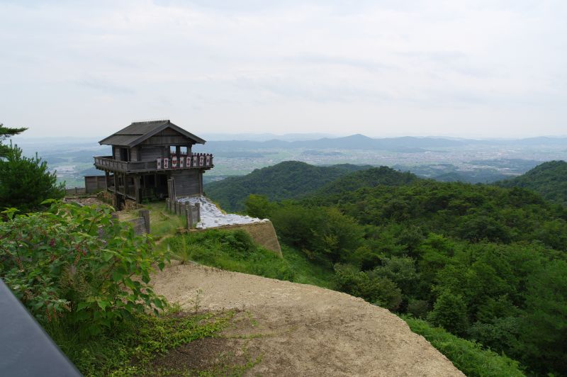 鬼ノ城・角楼からの眺望