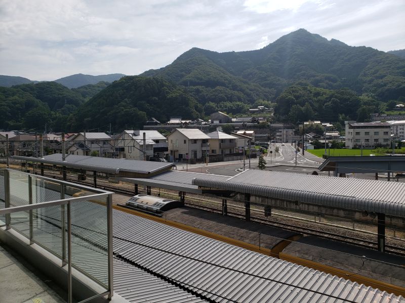 備中高梁駅のホーム