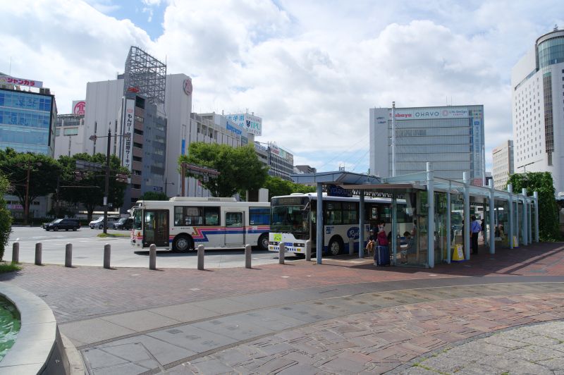 岡山駅東口・バスターミナル