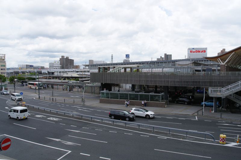 岡山駅西口・全景