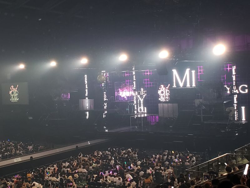 櫻坂46全国ツアー2022・宮城公演・終演後のステージ（撮影可時）