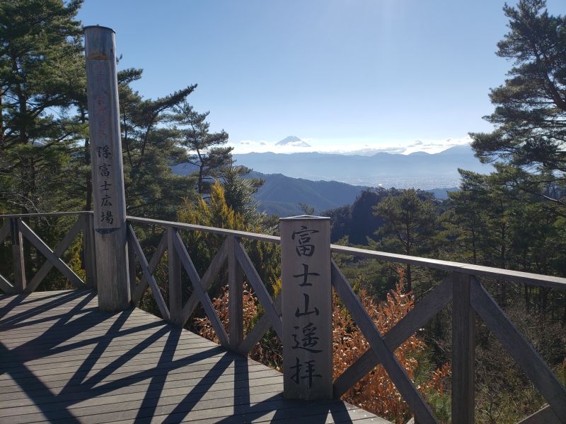 旅行・富士山を望む