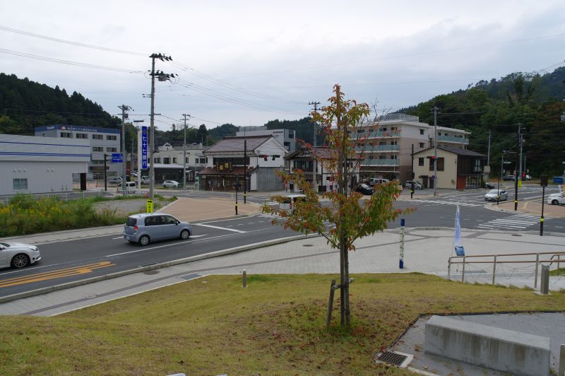 ムカエルからの町並み