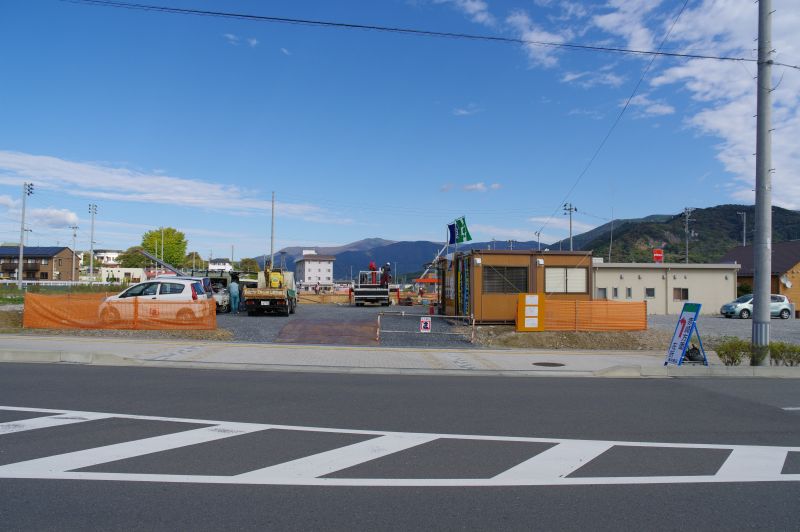 大船渡駅周辺の町並み