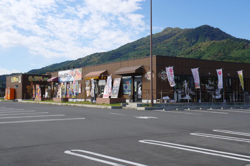 大船渡駅周辺の町並み